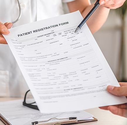 patient registration form