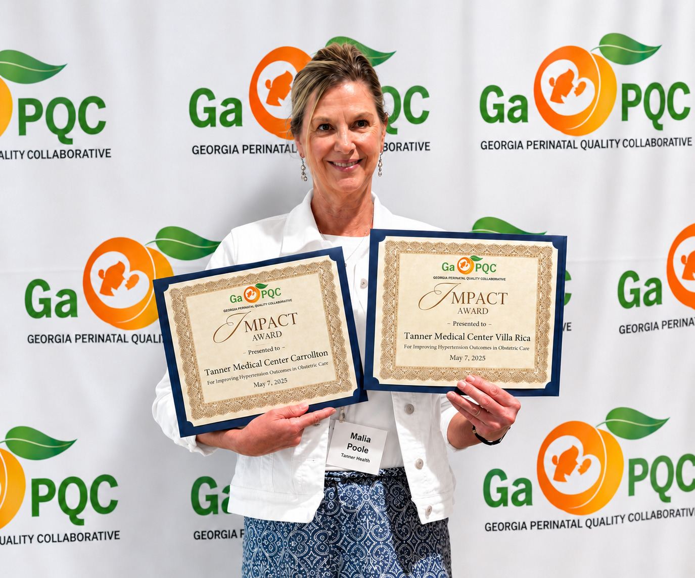 Tanner Medical Centers Recognized for Improving Care for High Blood Pressure During Pregnancy