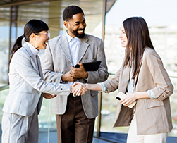 woman meeting for an interview