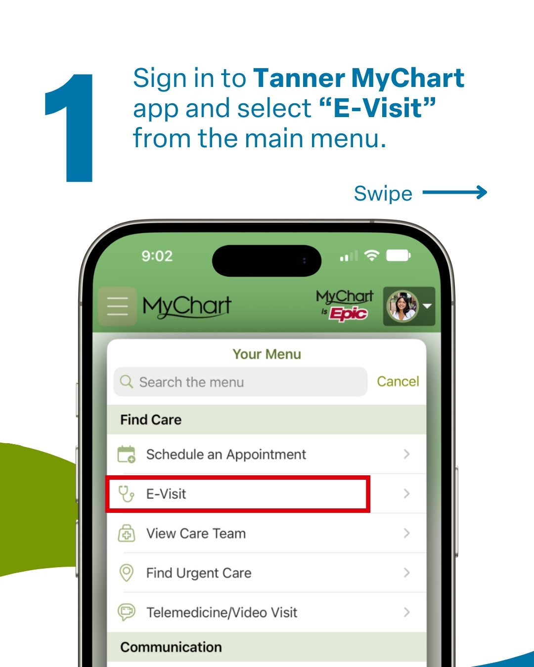 Schedule e-visits in Tanner MyChart. Schedule e-visits in Tanner MyChart.