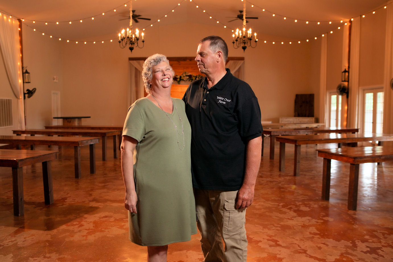 Carol Fulton with her husband, Dennis