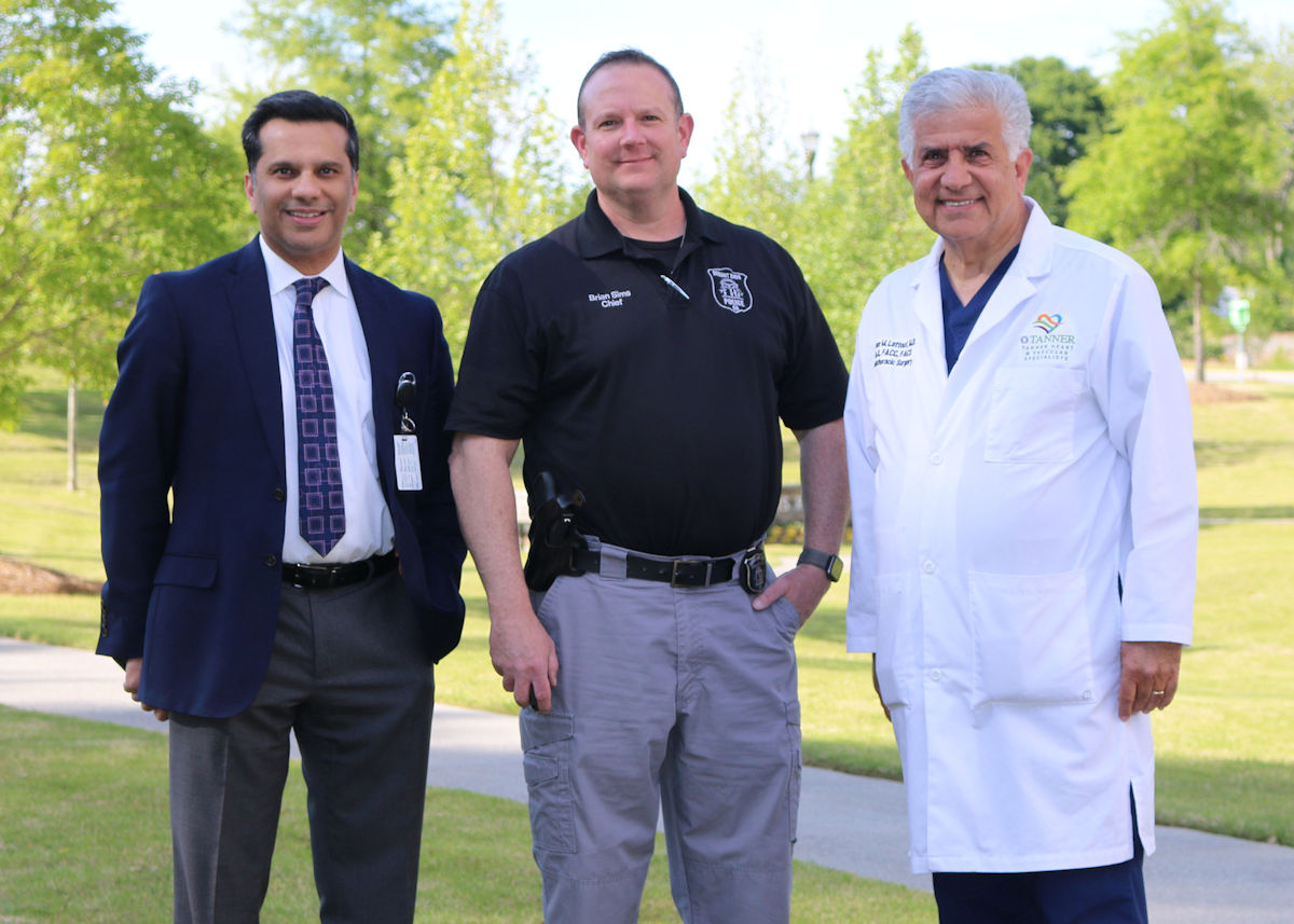 Shazib Khawaja, MD, Brian Sims and Omar Lattouf, MD