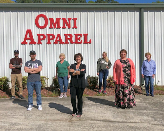 Omni Apparel group photo