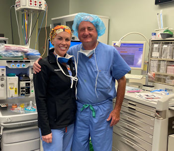 Jennifer Pipkin, CRNA, and David Helton, MD